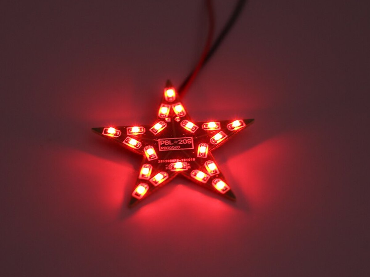 smd soldering practice kit LED breathing light star red 2