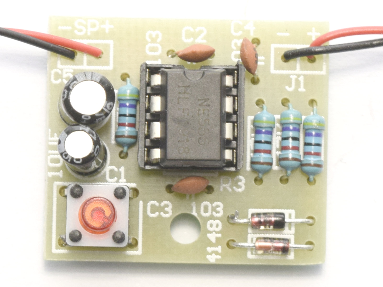 26397 2-tone door bell NE555 DIY soldering kit 4