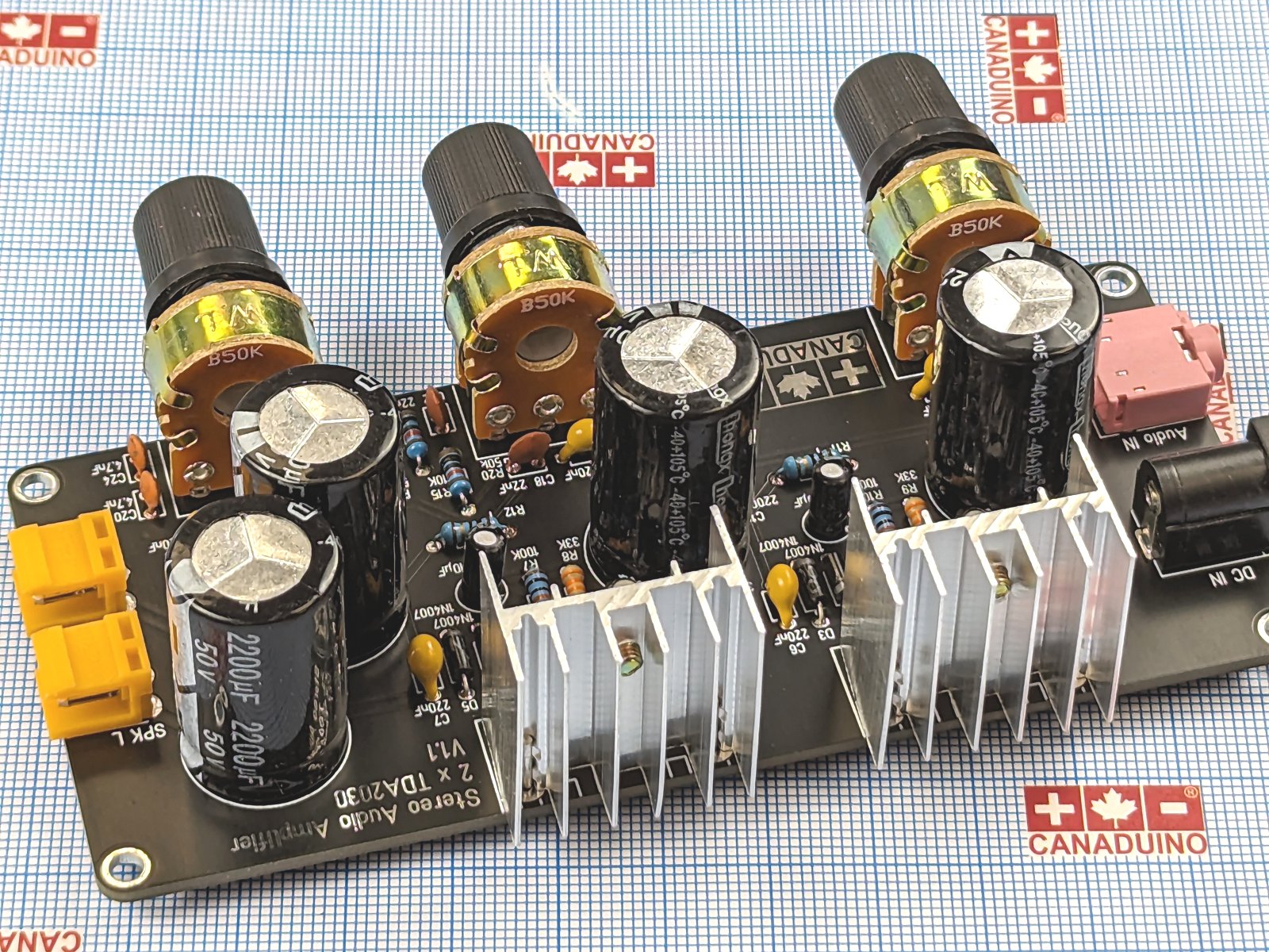 26789 dual TDA2030 amplifier V1.1 DIY kit 3