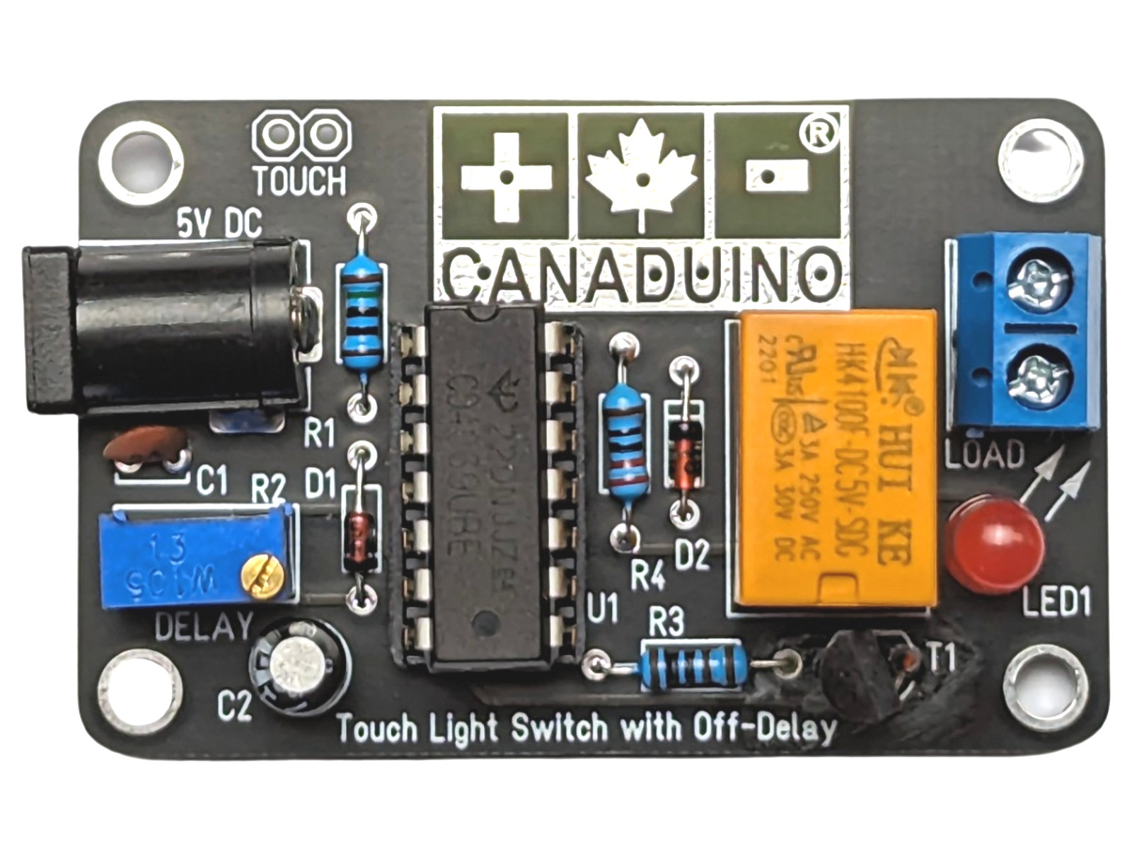 Touch Sensor Light Switch with Off-Delay 0-60s DIY kit