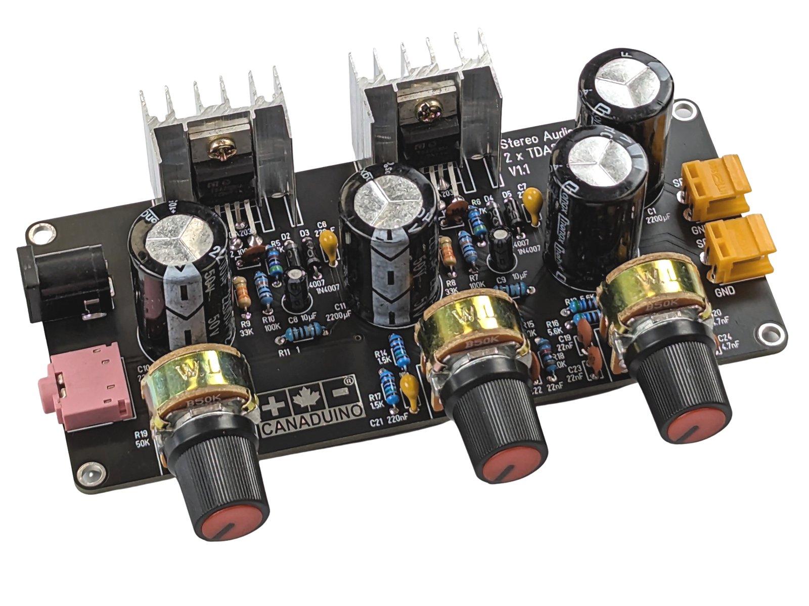 26789 dual TDA2030 amplifier V1.1 DIY kit AMZ