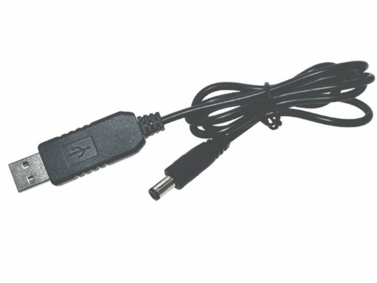 USB Power Supply Cable 5V with DC Barrel Plug 2.1/5.5mm
