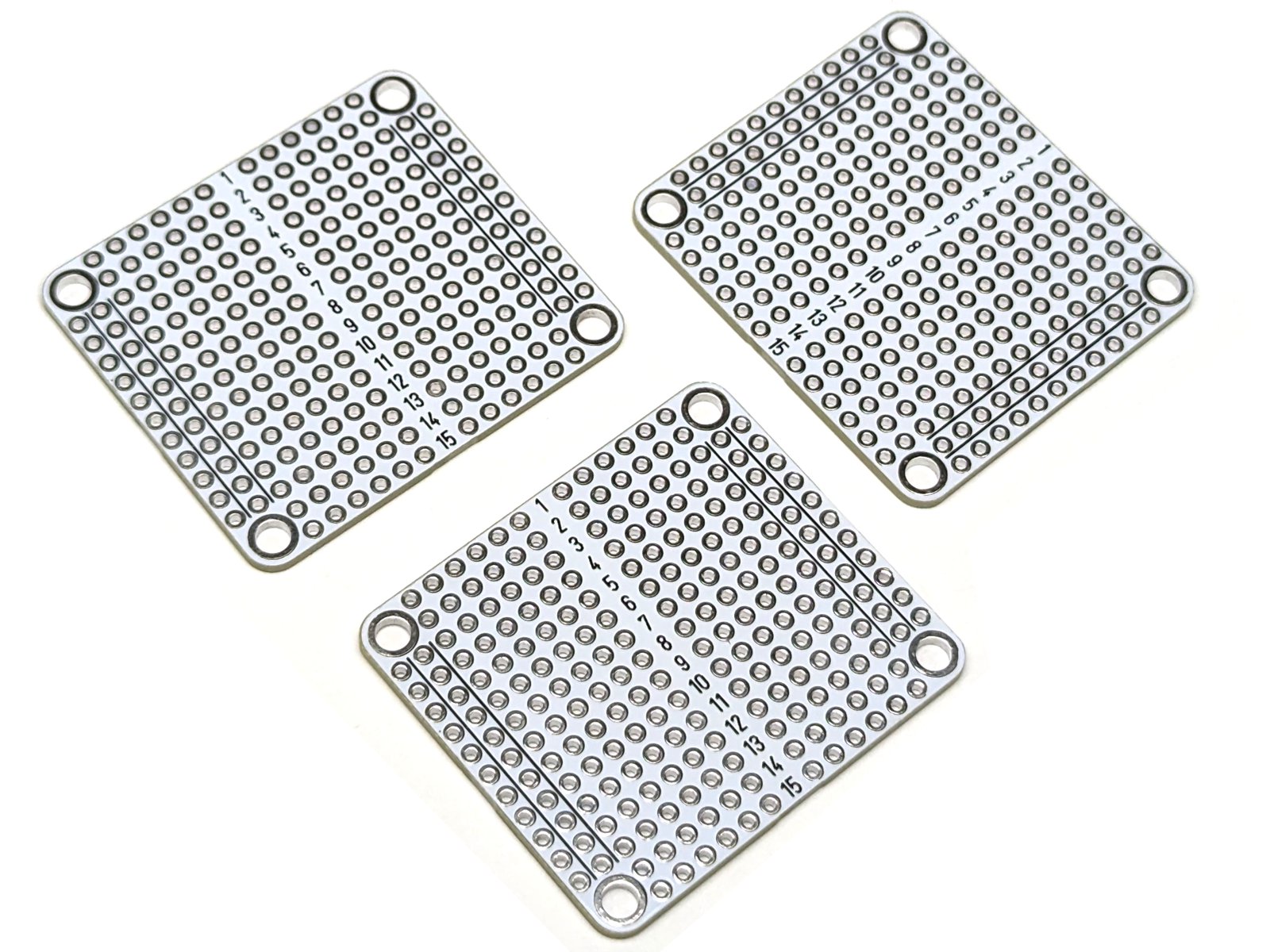 CANADUINO® Permanent Breadboard S - 224 Tie Points - Set of 3
